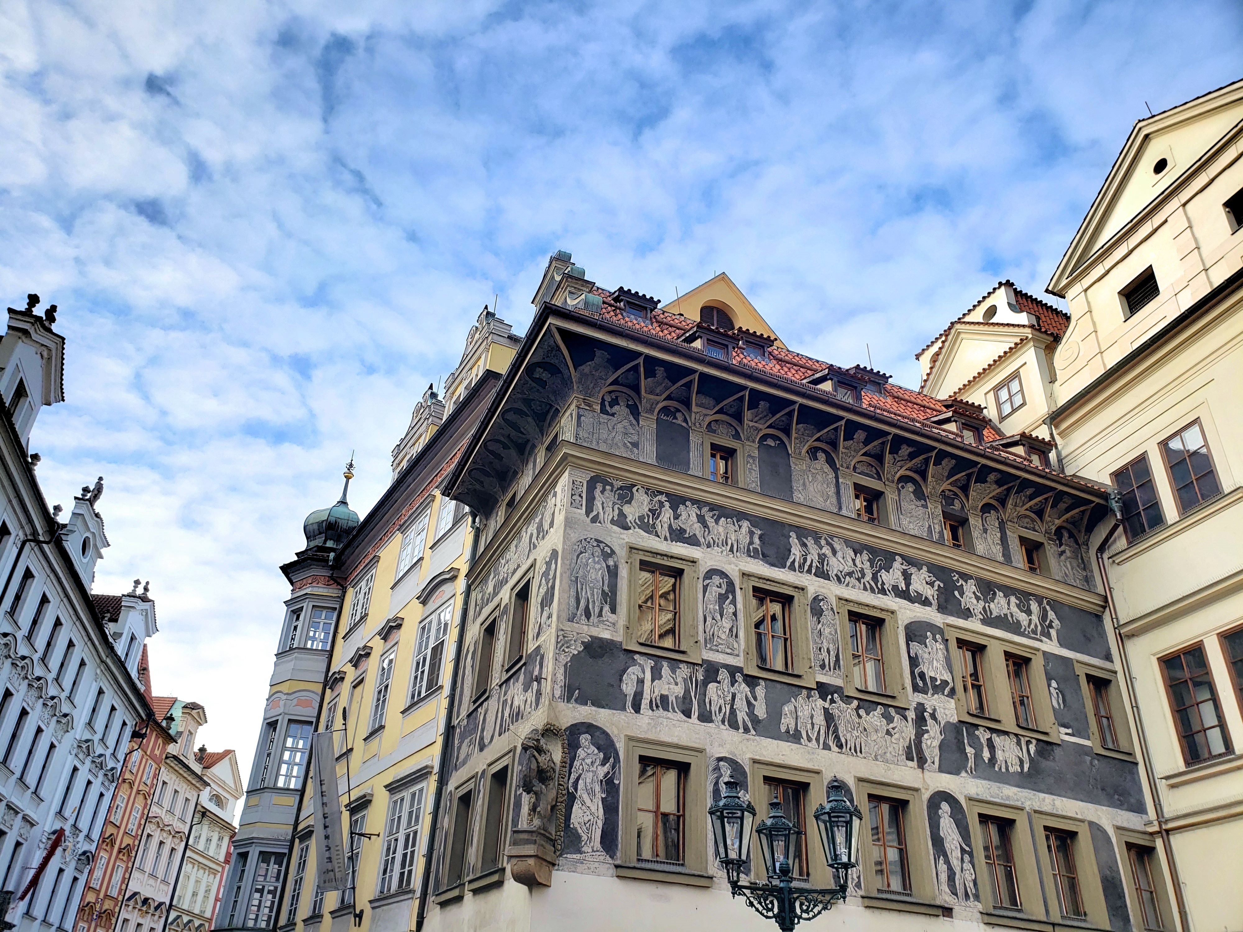 maison fresque Prague